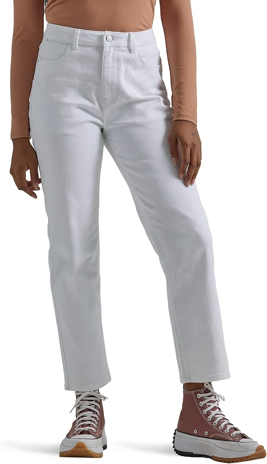 Wrangler Women's High Rise Rodeo Straight Leg Crop Jeans