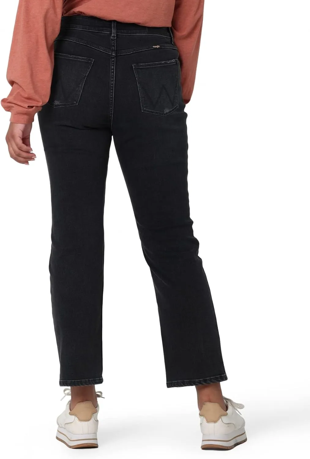 Wrangler Women's High Rise Rodeo Straight Leg Crop Jeans