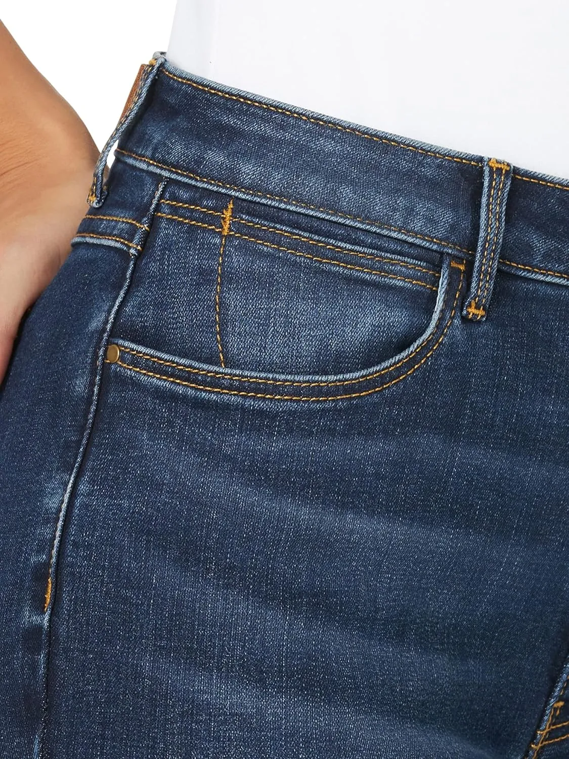 Wrangler Women's High Rise True Straight Fit Jeans