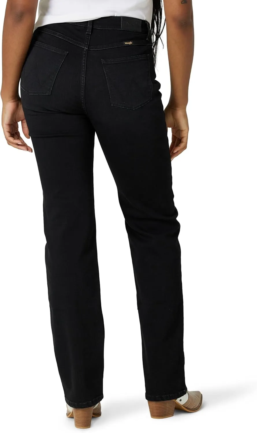 Wrangler Women's High Rise True Straight Fit Jeans