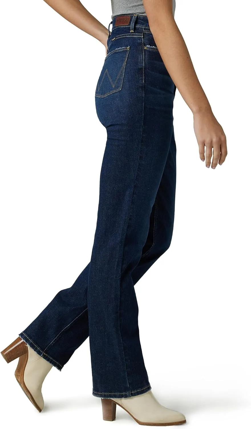 Wrangler Women's High Rise True Straight Fit Jeans