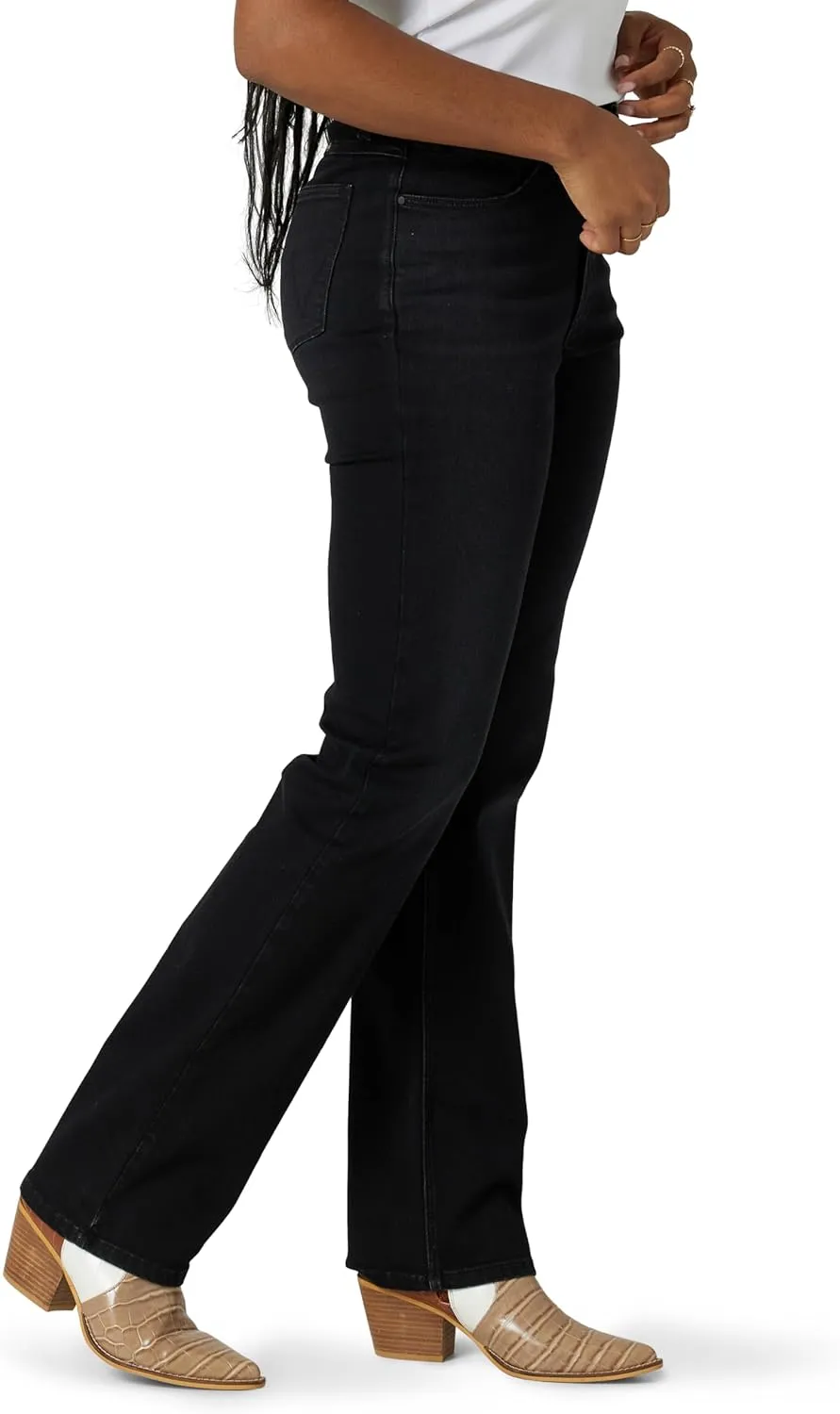 Wrangler Women's High Rise True Straight Fit Jeans