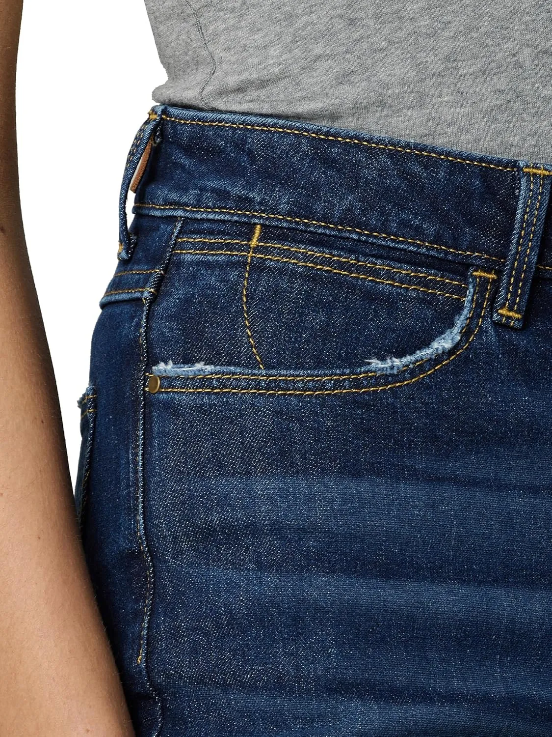Wrangler Women's High Rise True Straight Fit Jeans