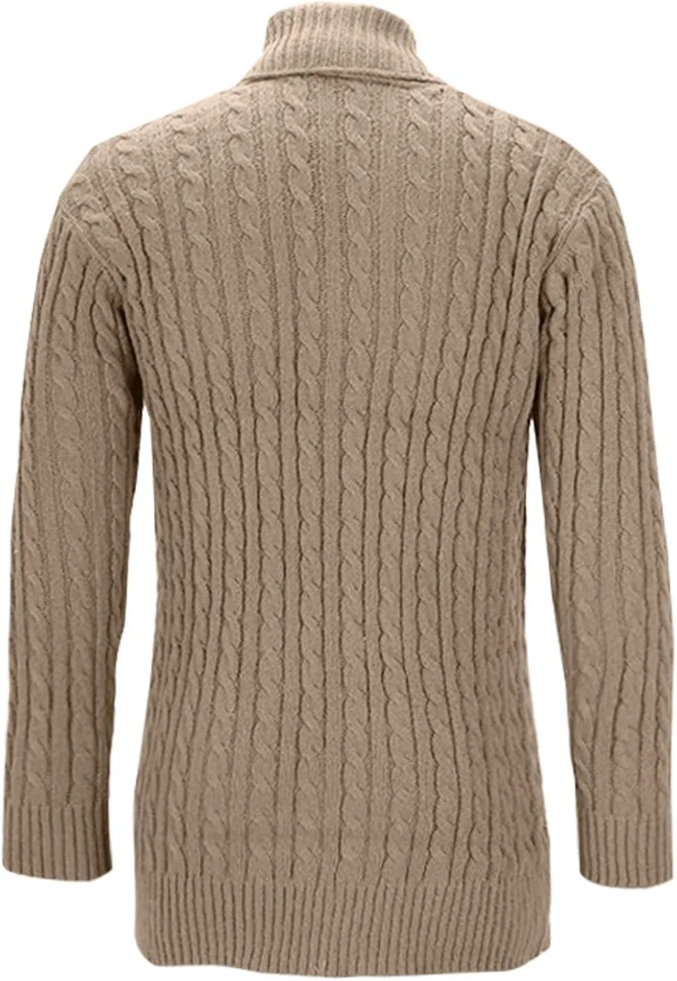 Xiaojmake Mens Cardigan Sweater Shawl Collar Sweater Button Down Open Front Sweater Long Sleeve Knitted Sweater Jackets Coats