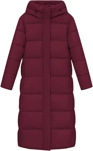 XOWRTE Women's Waterproof Long Winter Coat Warm Puffer Jacket Thickened Down Parka Maxi Coat Long Puffer Jacket for Women