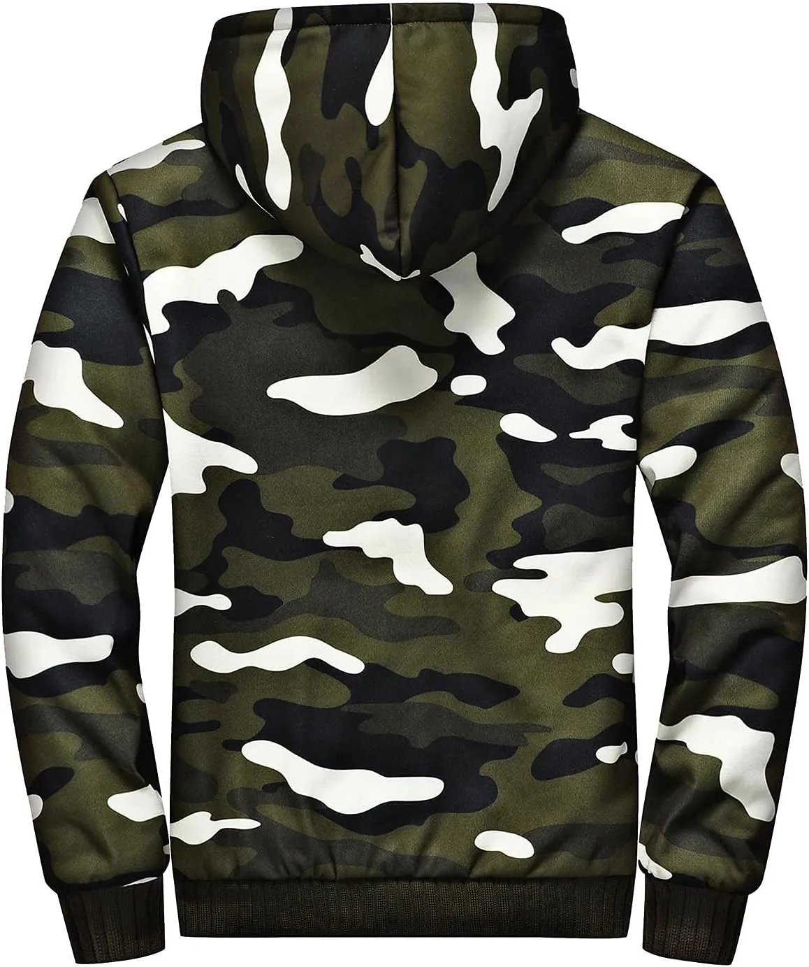 Ymosrh Men's Hooded Fashion Jacket Up Hoodies Sherpa Fleece Sweatshirts Jackets Full Casual Winter Work Coats Jacket