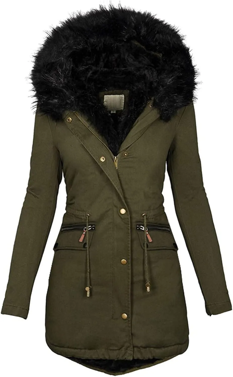 Zip Up Winter Coats for Women Jacket with Long Sleeves for Autumn and Winter Womens Quilted Pullover Puffer Jacket