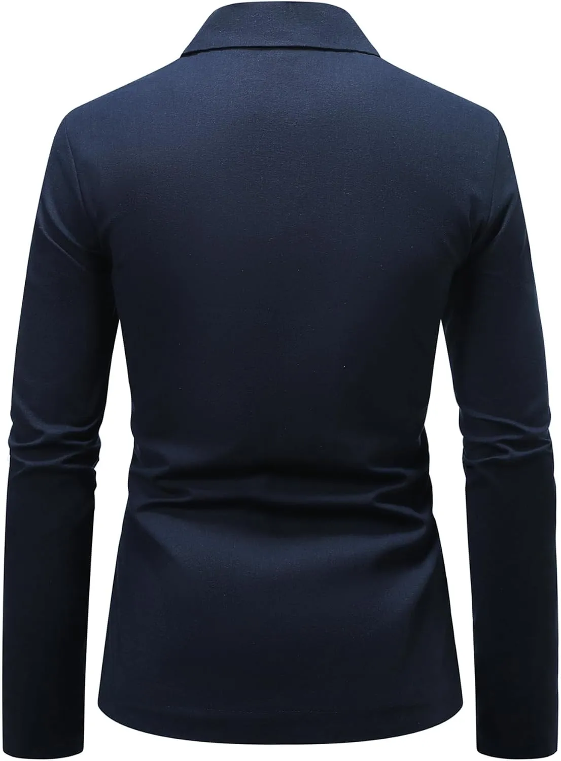 ZWRXW Men's Cotton Linen Blazer Button Down Lapel Neck Suit Coats Business Work Casual Blazer Jacket Slim Fit Office Outfits